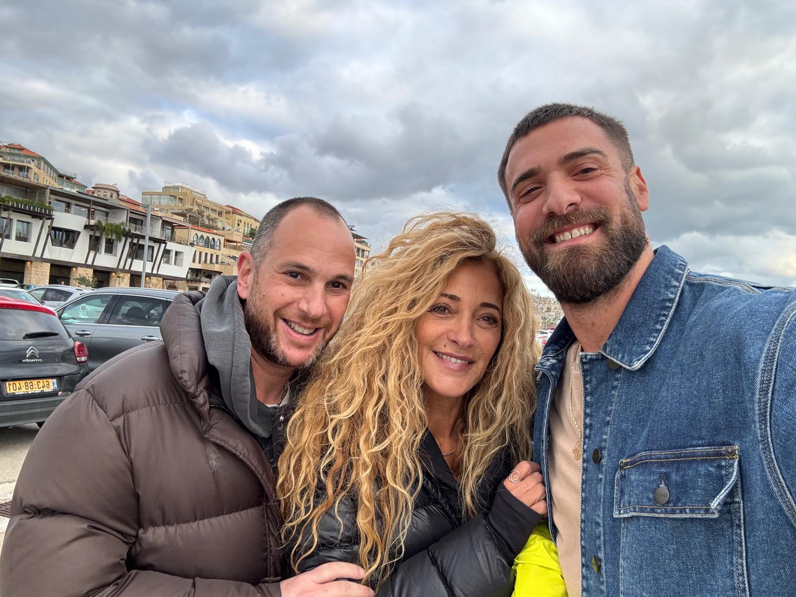 החיים שאחרי עדיקה. אורנה אלוביץ' עם בן זוגה אור אלוביץ' והשותף העסקי שלה דין רום | צילום: באדיבות המצולמת