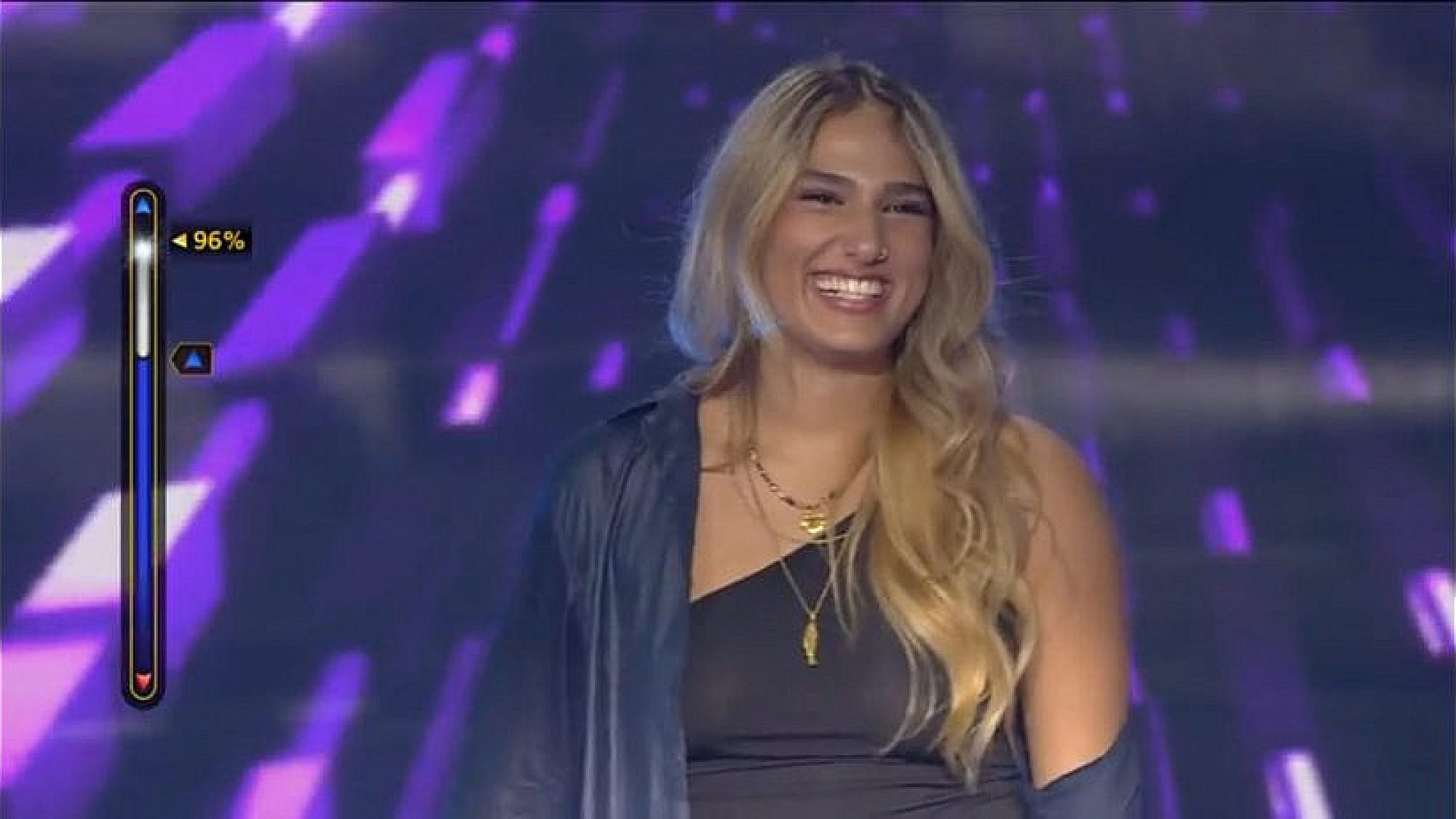 יש לנו מנצחת. אלונה ארז, "הכוכב הבא" (צילום מסך: קשת 12)