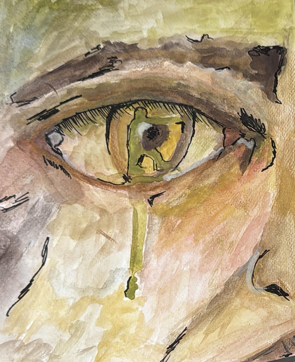 מתוך התערוכה &quot;חרכים&quot; | ציור: שירה עדן