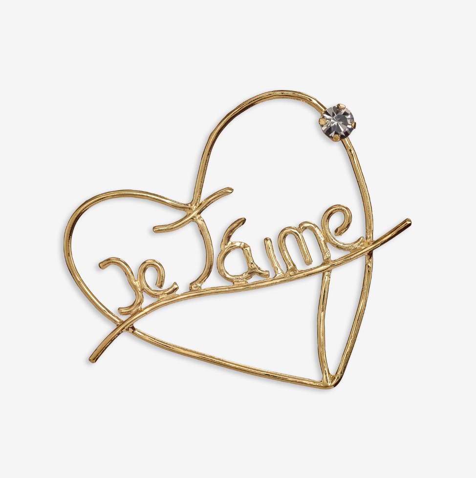 סיכת סברובסקי וציפוי זהב 24K של פאולה ביאנקו, 600 ש"ח | צילום: אתר רשמי