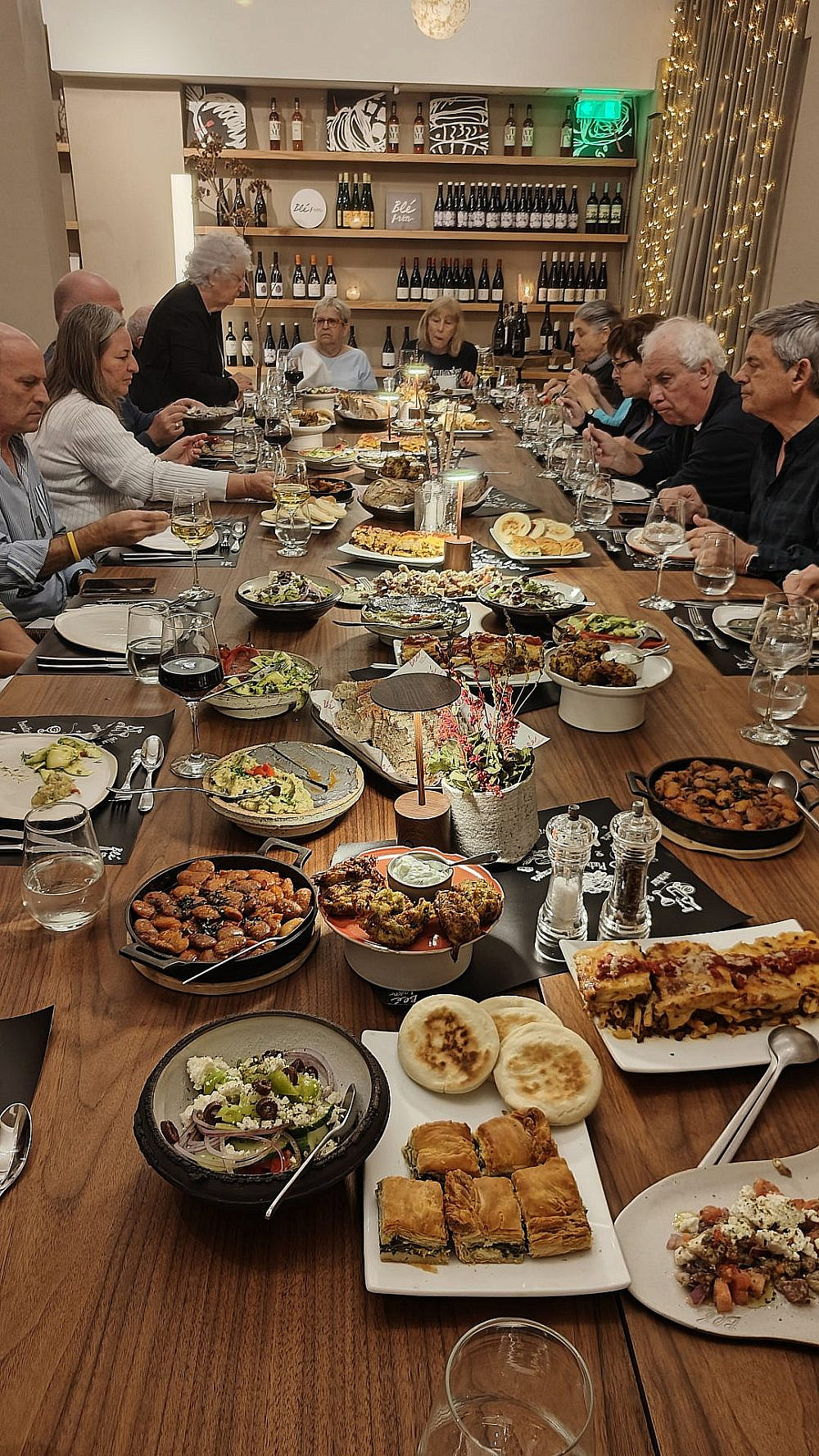 תצוגת תכלית של המטבח היווני | צילום: נתי מורל
