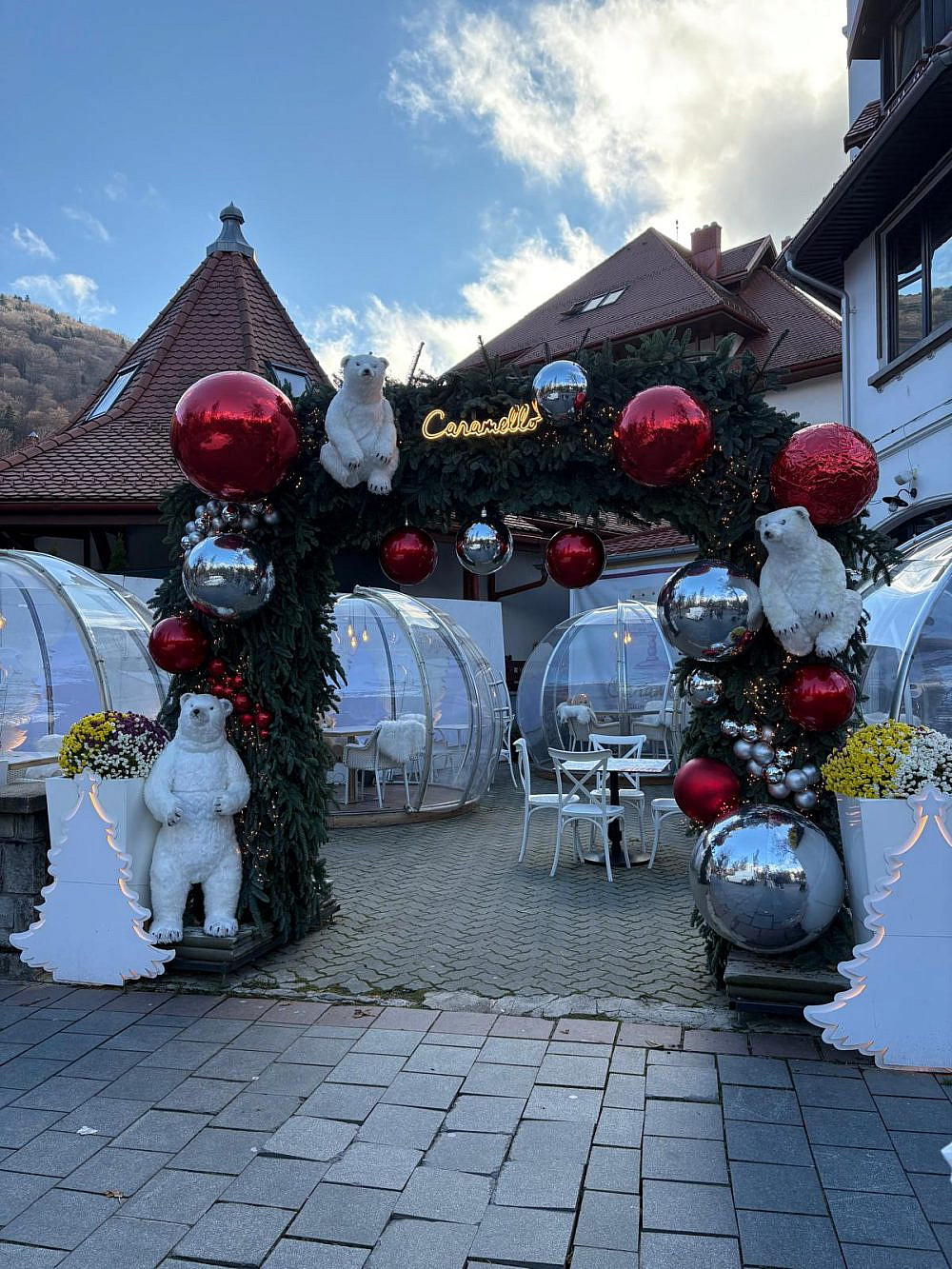 רומניה. מתכוננים לכריסמס. סינאייה | צילום: אלבום פרטי