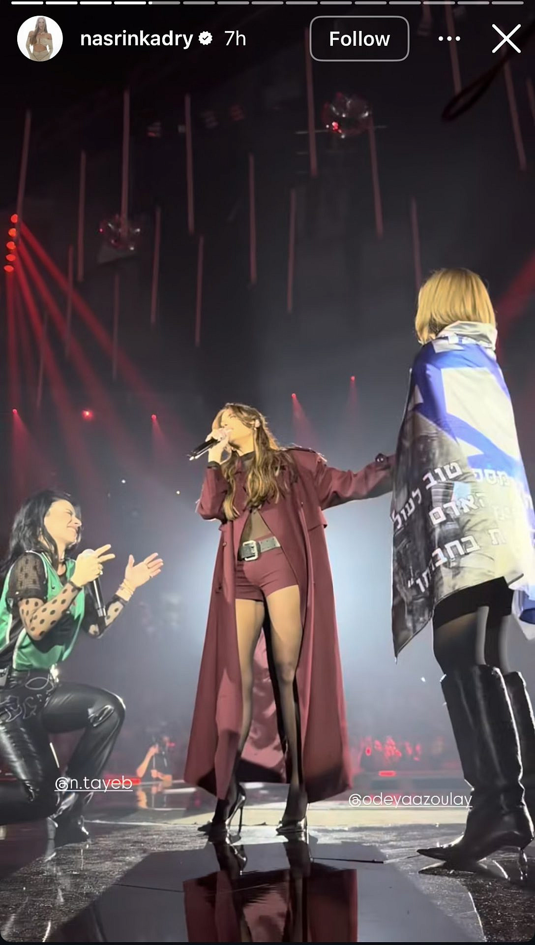 המעיל המטריף של נסרין קדרי | צילום: אינסטגרם nasrinkadry@