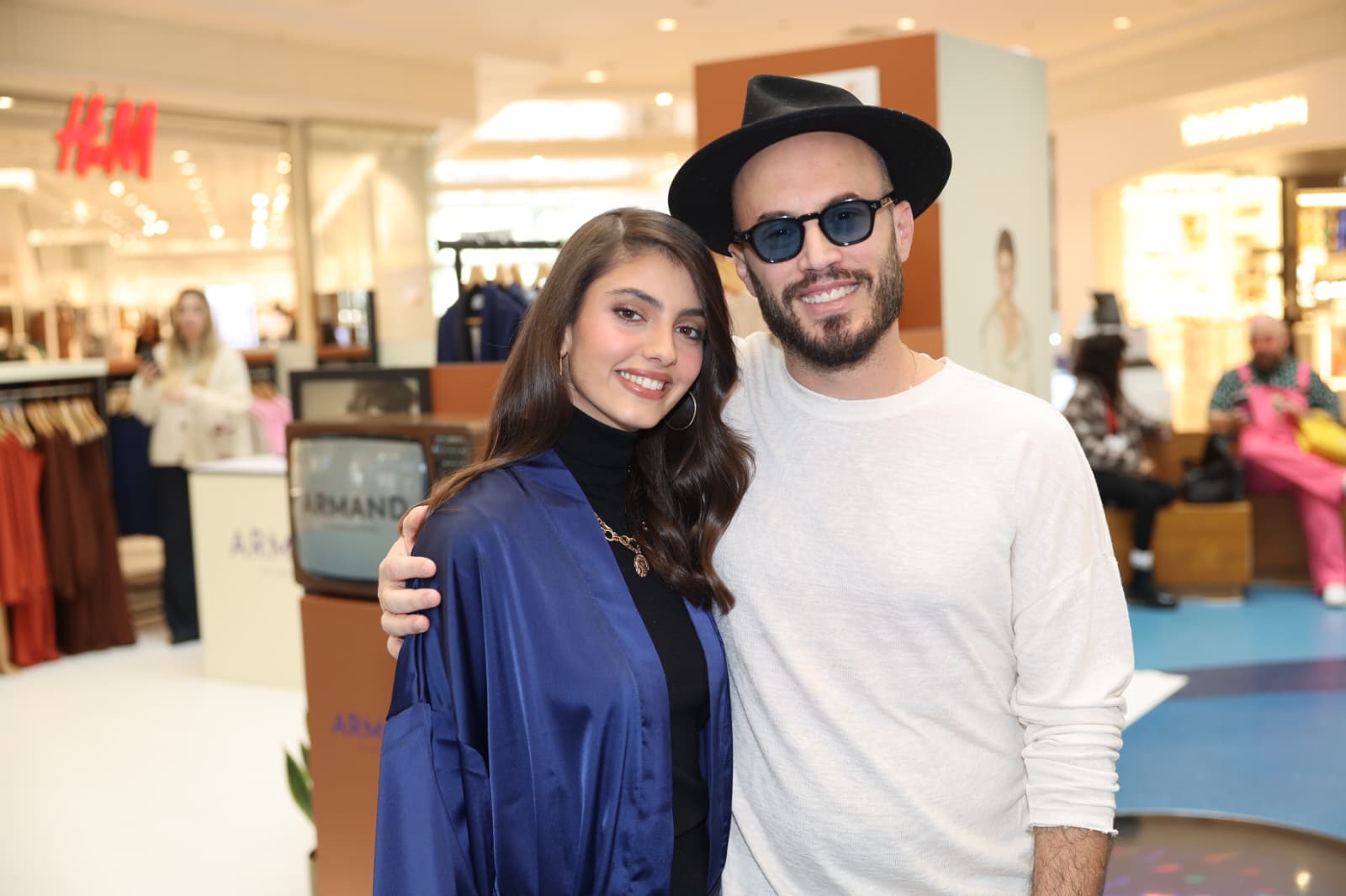 לירון גושן ונתן גושן בהשקת הפופ-אפ שלה בעזריאלי איילון | צילום: רפי דלויה