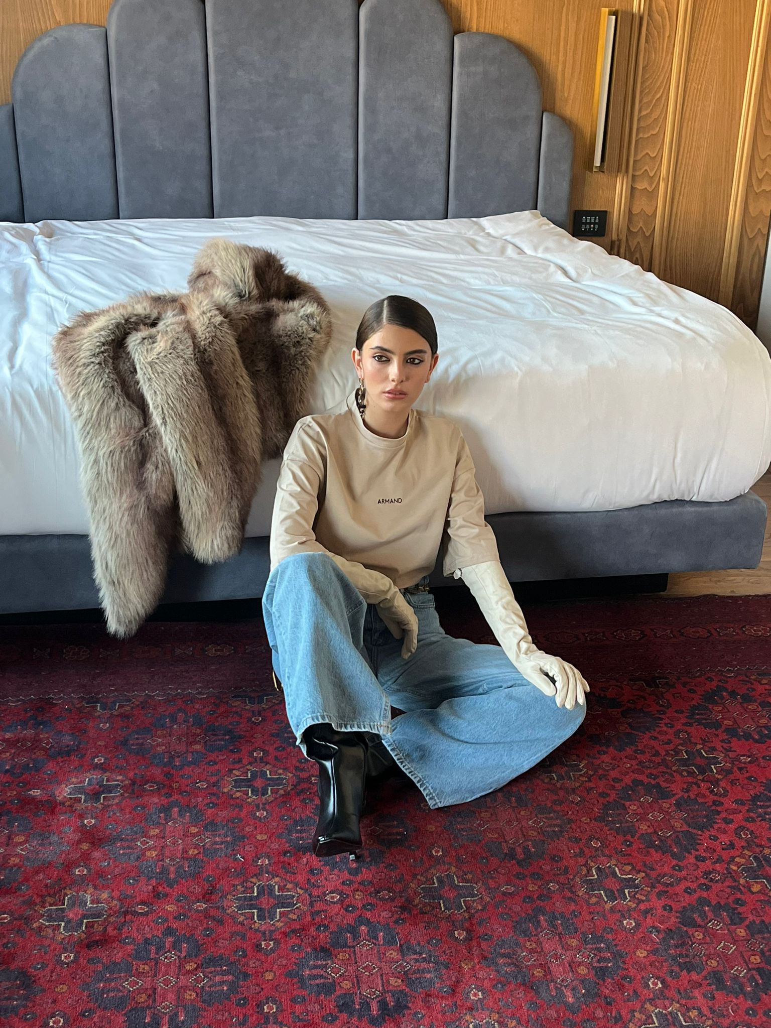 לירון גושן מדגמנת את המותג שלה "ARMAND" | צילום: ליאור כסון