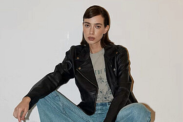 ז'קט עור של אנדר דה רוק. 1,180 ש"ח | צילום: שי פרנקו