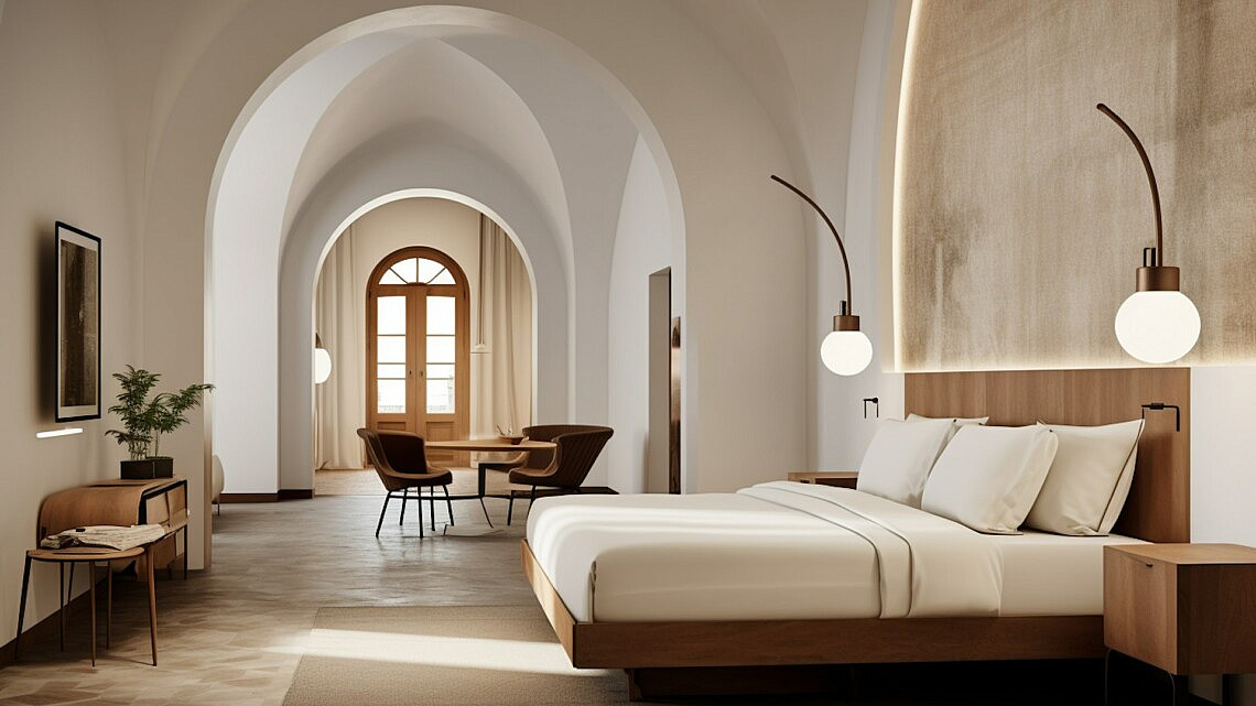 אקו פורניר מבית EGGER, ב D-BOX דמוי עץ שמתכתב עם הטבע. צילום: יח"צ