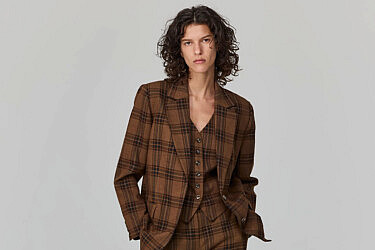 oma. מחיר מכנסיים 400 ש"ח, וסט 320 ש"ח, ז'קט 580 ש"ח | צילום: דור שרון