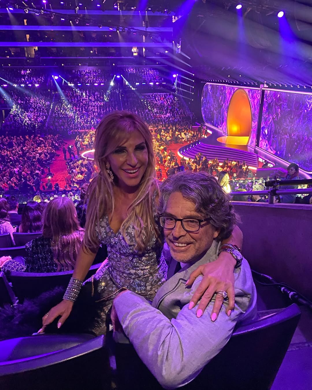 "התאהבתי בו מיד". סיגל ודיוויד ברנס בטקס פרסי הגראמי | צילום: אינסטגרם sigal_style@