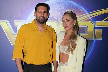 חן דריקס ויוסי עזרא באירוע השקת "המירוץ למיליון" | צילום: נדב צור