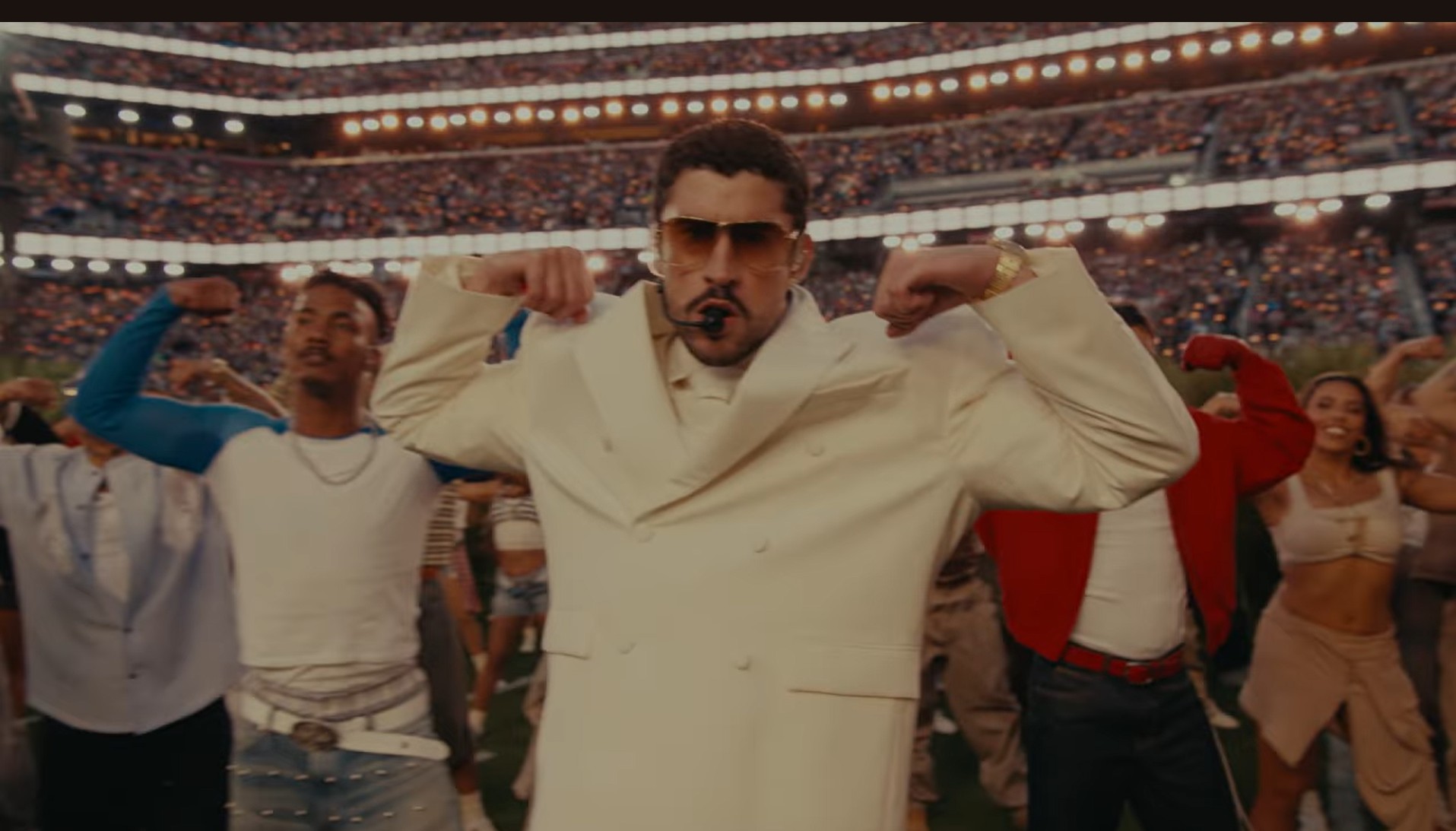 באד באני במופע הסופרבול 2026 | צילום מסך מיוטיוב