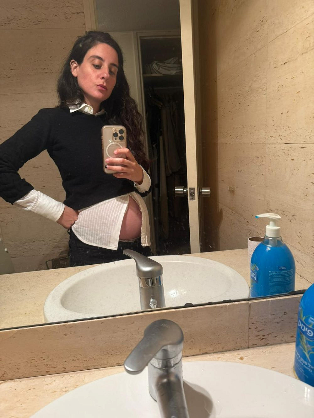 "מעכשיו זה הגזים שלה והטחורים שלי". עומר מושקוביץ | צילום: באדיבות המצולמת