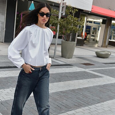 זארה. חולצת פופלין 169 ש"ח | צילום: יח"צ