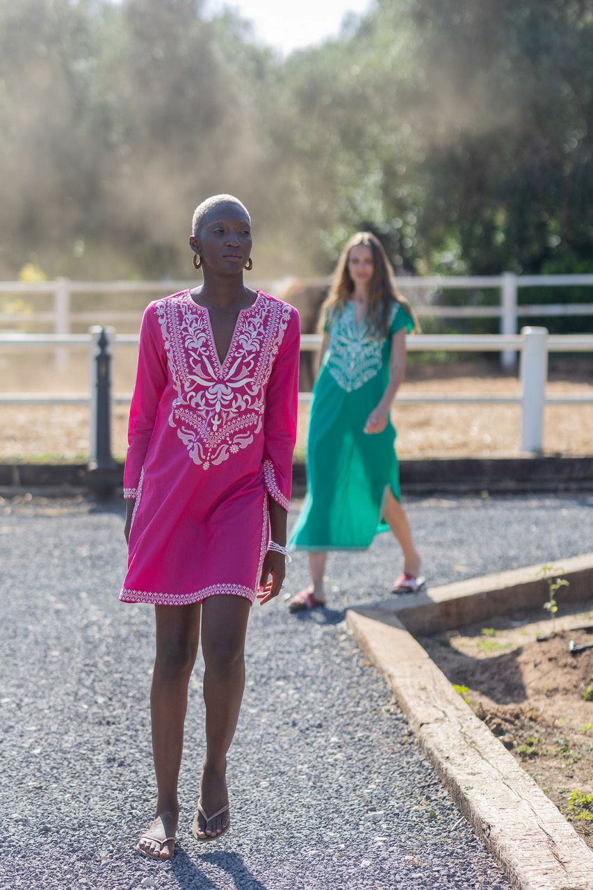 שמלות מדגם מורו של המותג גלביה. צילום: עדי הלמן