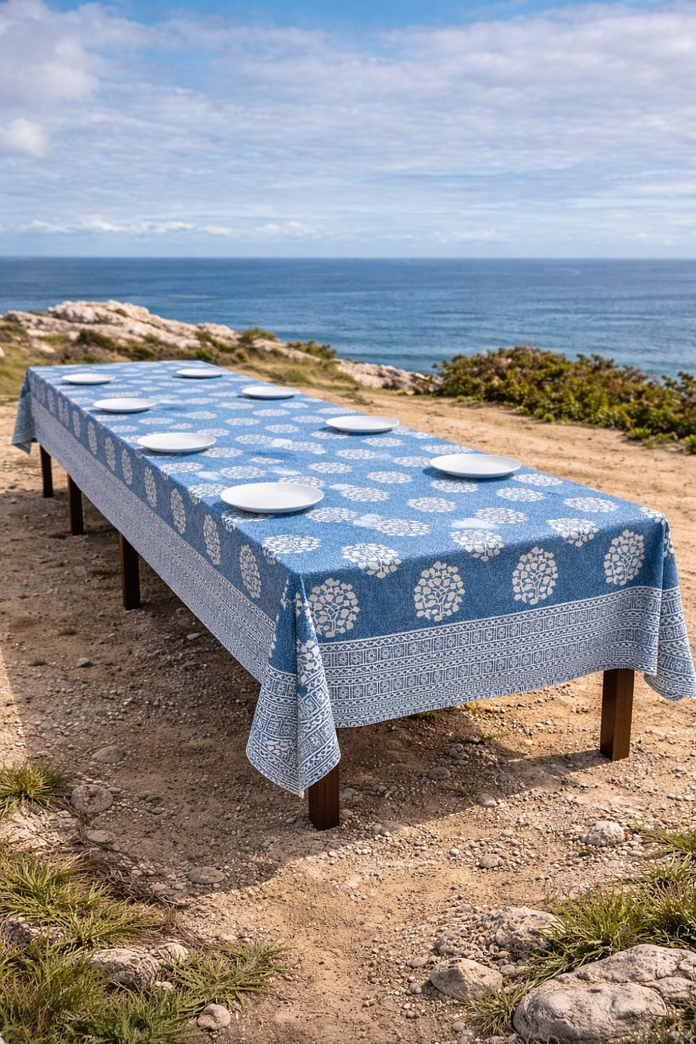 מפת שולחן 100% כותנה של המותג גלביה. צילום: עדי הלמן