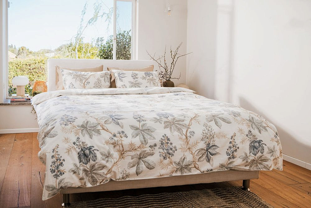 ורדינון. סט מצעים בורמה מבד דמוי פשתן. 587 ש"ח | צילום: תמי בר שי