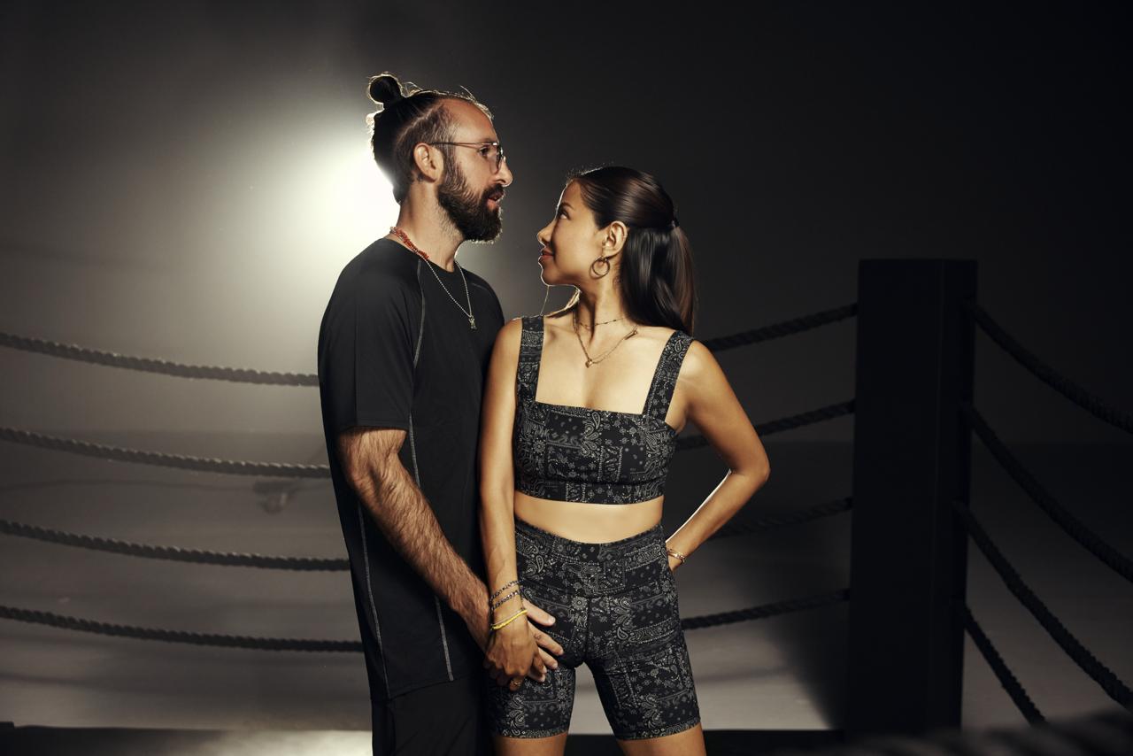 זואי מוטרו ומתן בלו על סט הצילומים של Panta Rei | צילום: צילום שי פרנקו