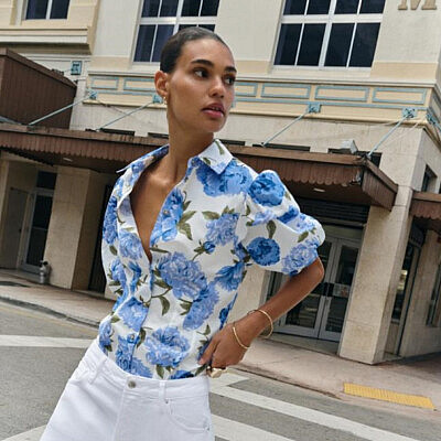 ZARA. חולצת פופלין 169 ש"ח | צילום: יח"צ