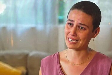 נחשפת בפנים גלויות. נעמה שחר האמיצה | צילום מסך מתוך חדשות 12