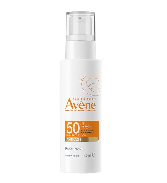 תחליב הגנה ANTIAGE FLUID של AVENE, מחיר 139 ש"ח ל-40 מ"ל | צילום: יח"