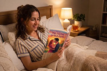 קוראת אבל מתביישת | אילוסטרציה: AI