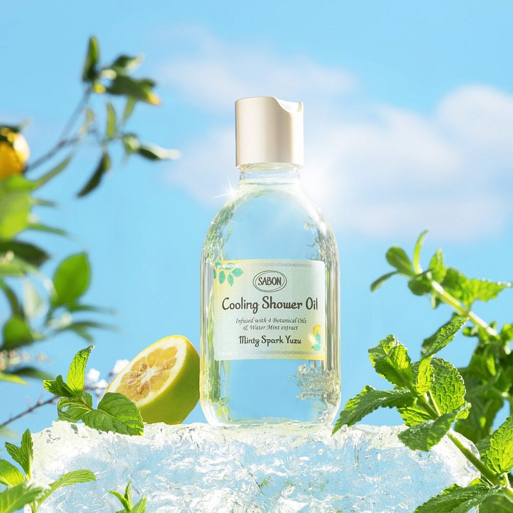 שמן רחצה Minty Spark Yuzu של SABON. מחיר 69 ש"ח ל-330 מ"ל | צילום: יח"צ