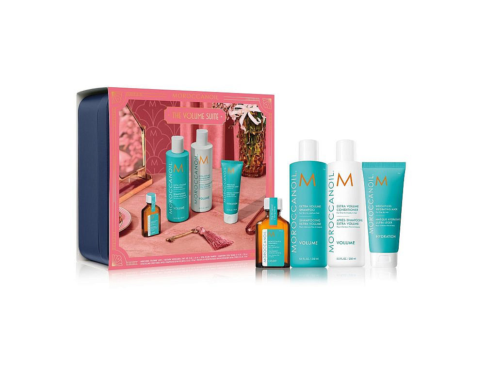 MOROCCANOIL. מארז תכשירים לנפח בשיער, מחיר 205 ש"ח | צילום: יח"צ