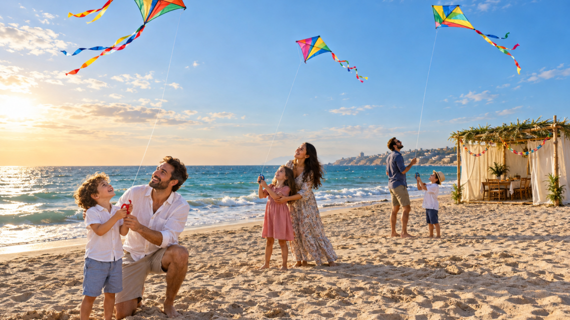 עפיפונים בסוכות ומחוץ להן | אילוסטרציה: AI