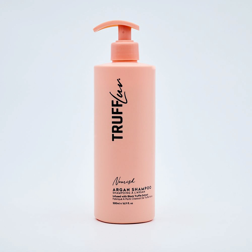 שמפו ארגן-כמהין מסדרת Argan Truffle של TruffLuv, מחיר 139 ש"ח ל-1,000 מ"ל | צילום: יח"צ